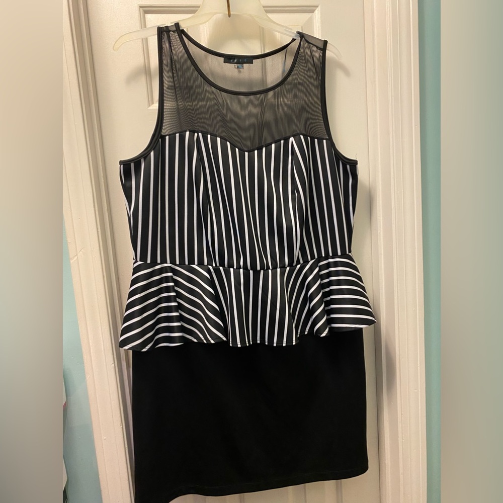 ENC peplum dress